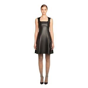 NWT Wolford Jenna Faux Vegan Leather Sleeveless Dress 4